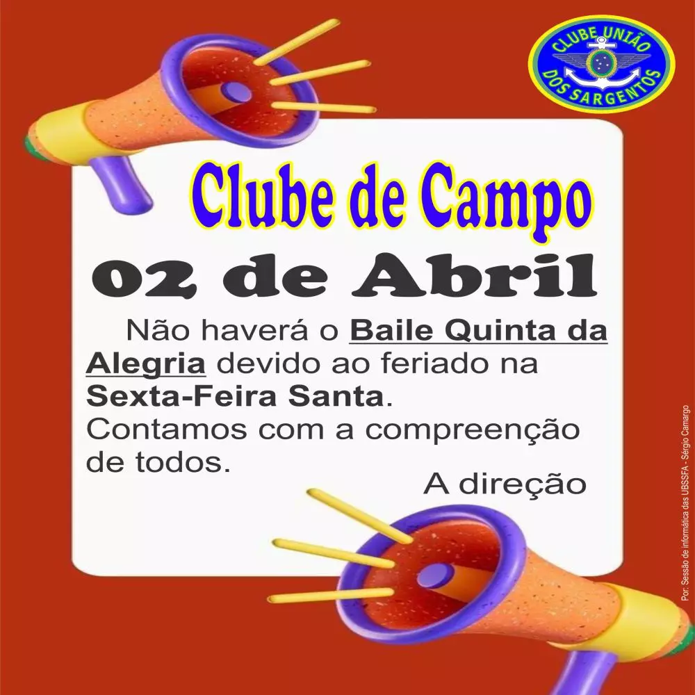 Quinta da Alegria no Clube de Campo 02/04/2026